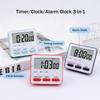 Digital Display Cooking Alarm Clock Kitchen Timer Sleep Stopwatch Clock House Countdown Kids Student Learning Time Manager