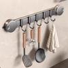 Space Aluminum Suction Cup Hooks 4/5/6 Hooks Door Hanging Clothes Hook  Bathroom