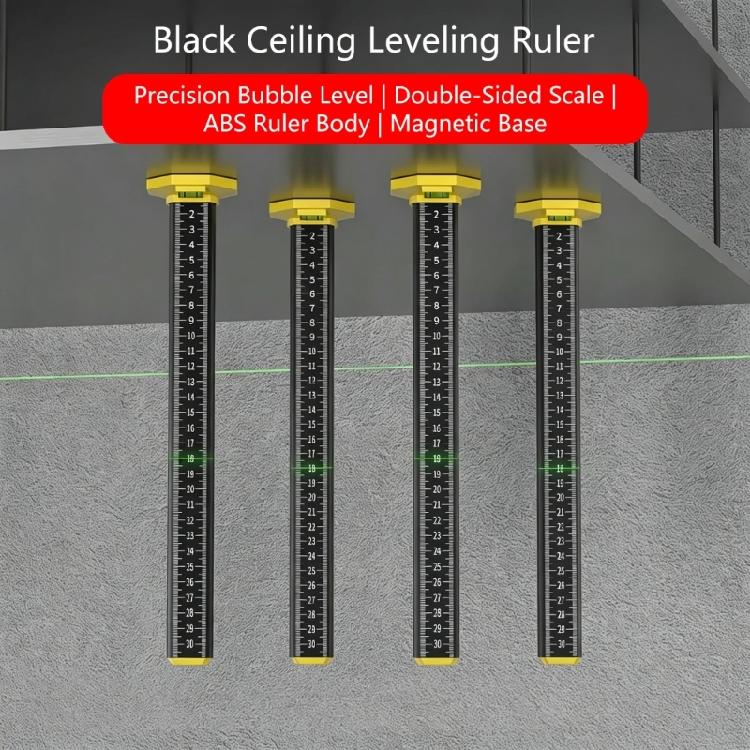 Tile Leveling Instrument With Nonslip Base Equal Height Ruler Ceiling and Floor Tile Ruler for Precise Tiling Work
