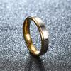 Ramos Stainless Steel Wedding Ring Simple Couple Ring 4mm 6mm Width Band Ring for Women and Men Memorial Day Engagement Gift