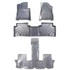 Hyundai SantaFe 2025 TPE Floor Mats & Carbon Fiber Texture Trunk Mat - Wear-Resistant