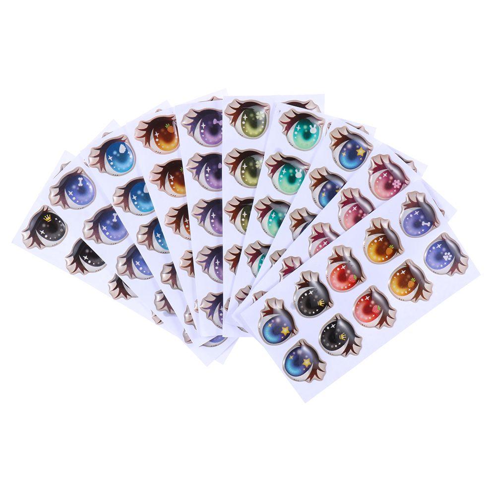 Doll Educational Toys Love Cute Sticker Cartoon Eyes Stickers Face Organ Paster Clay Decals