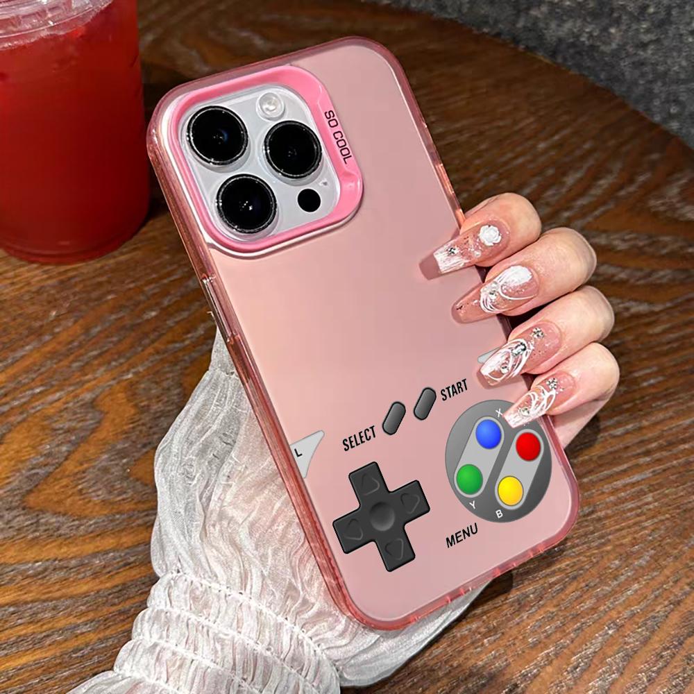 Game console fashion cool design Phone Case For lMDColor Silver Shell For lPhone 17 16 e 15 14 13 12 11 Pro Max Plus