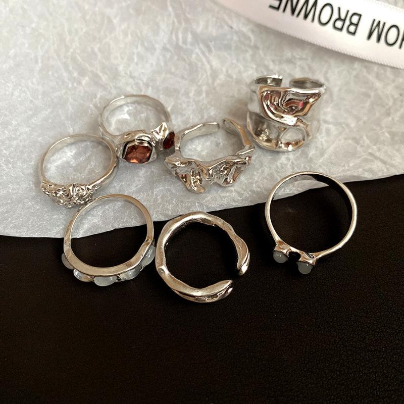 European Style Pleated Open Ring: Exquisite, Luxe Design for Women