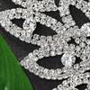 Adjustable Rhinestone Choker Necklace Shiny Bridal Necklace Collarbone Chain  Party Wear