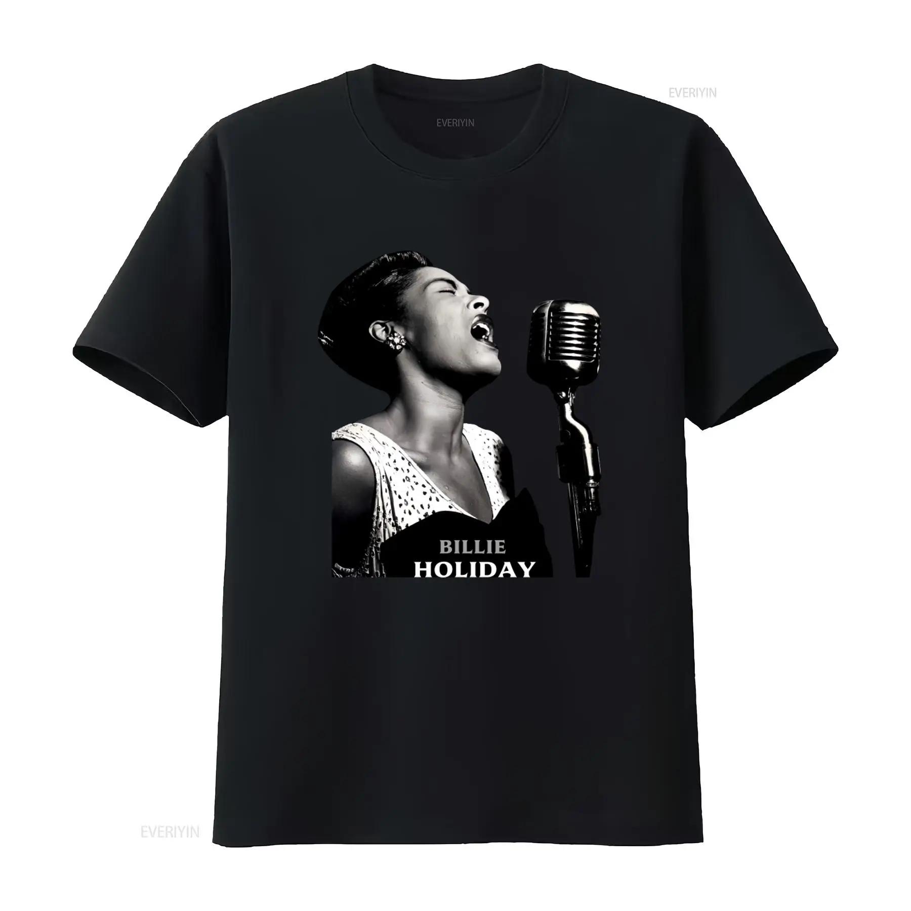 

Billie Holiday Jazz Singer Legend T Shirt Retro Design for Lovers Perfect vintage Washed Slightly Comfortable streetwear - M... S разноцветный