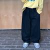 Frühlingsmode Must-Have Hose Für Trendige Kinder Frühjahrskleidung Gewaschene Baumwolle Lässige Lange Hose Unisex Kinder Flicken Volle Baumwolle Gebogene Hose