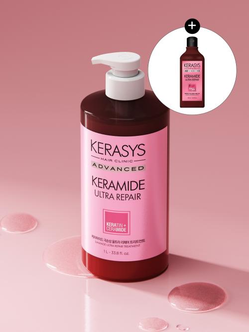 

Kerasys [Damaged Hair Only] Keramide Extreme Damage Ultra Repair Treatment 1l + Shampoo 180ml Additional Gift Set NONE