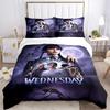 3pcs Wednesday Addams Duvet Cover Set, 1 Duvet Cover + 2 Pillowcases (No Insert), High-Definition Print, Home & Dorm Set yy251208070