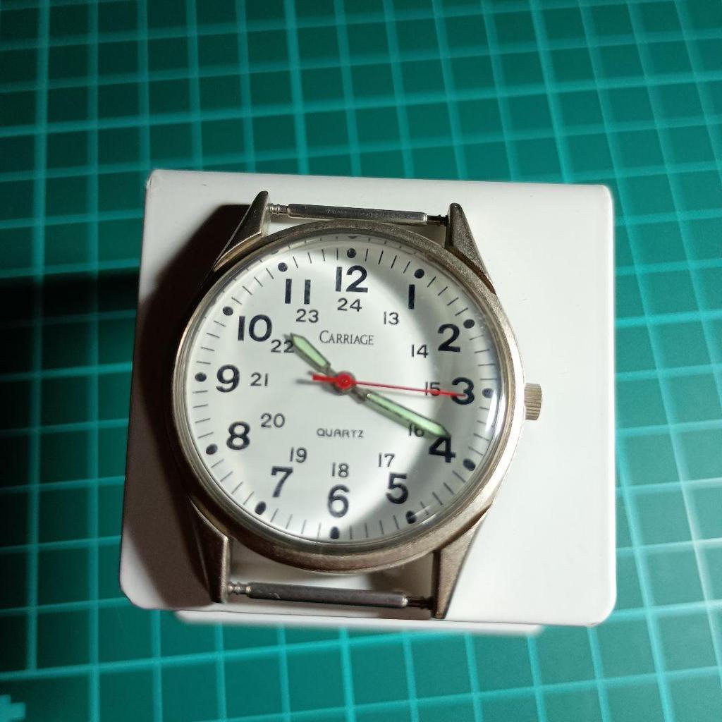 Used TIMEX Carriage Watch, Working Condition, Vintage 90's, With Bonus Item