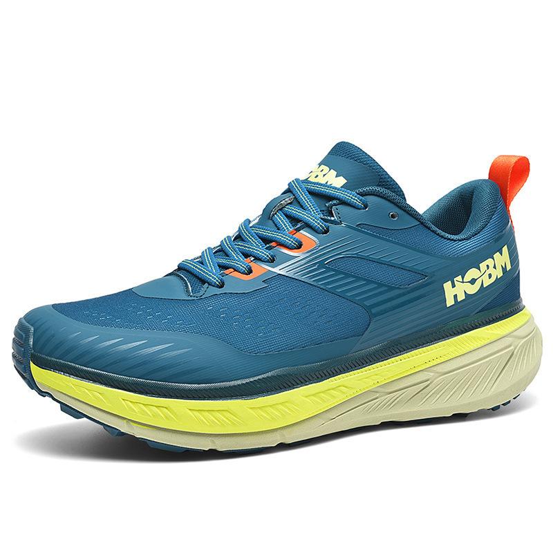 Running shoes Sports trendy shoes Summer soft sole Lightweight breathable skipping rope Wide last Marathon jogging Thick sole cushioning men's shoes c