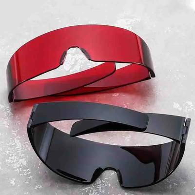 Nuovi Occhiali da Sole Senza Montatura Monoblocco Donna Marca Designer Moda Occhiali da Sole Uomo Occhiali per Ciclismo Outdoor Uv400