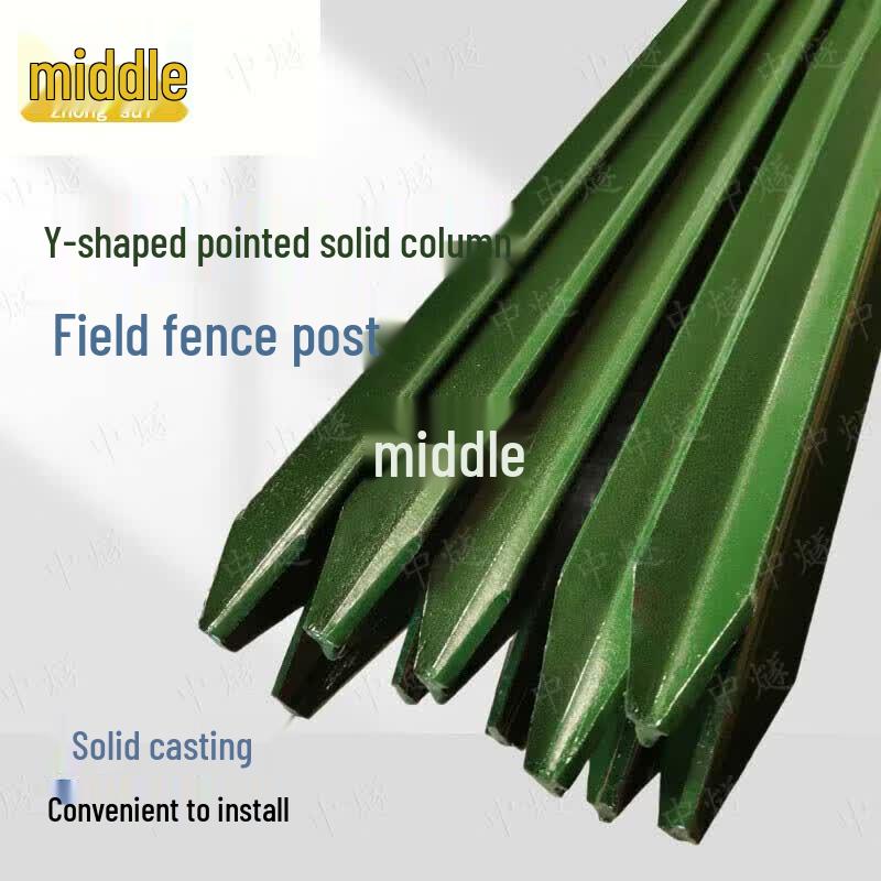 Thickened Cast Iron Triangle-Pointed Mesh Fence Post