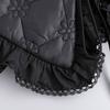 Sophisticated Sequins Quilted Cape False Collar Chinese Elegant Ruffled Lace Layering Shawl Clothing Accessory for Dress