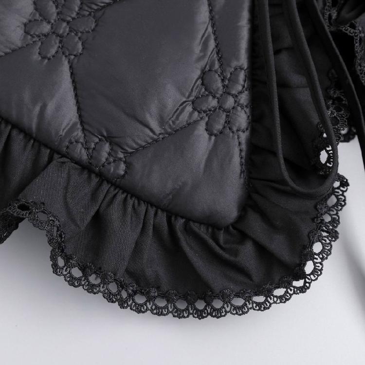 Sophisticated Sequins Quilted Cape False Collar Chinese Elegant Ruffled Lace Layering Shawl Clothing Accessory for Dress