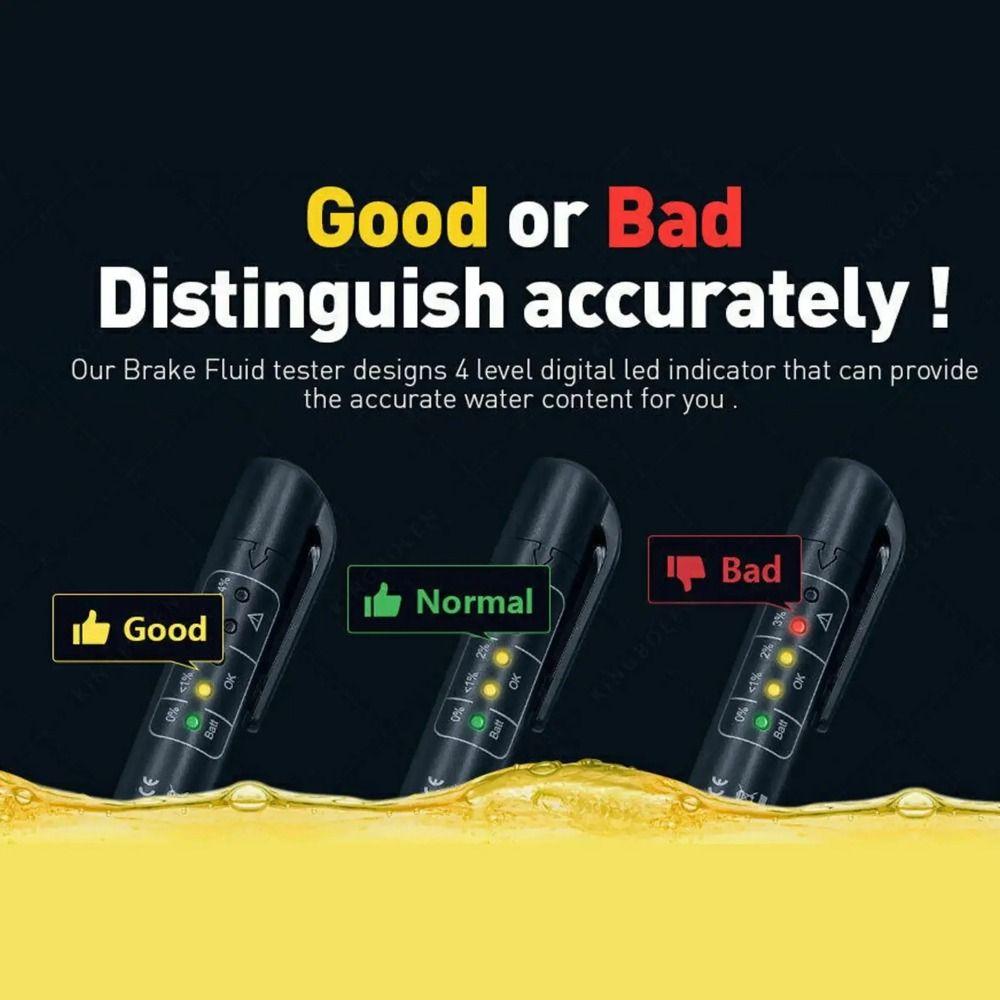 Plastic Brake Fluid Tester Accurate Automotive Brake Oil Tester  Universal