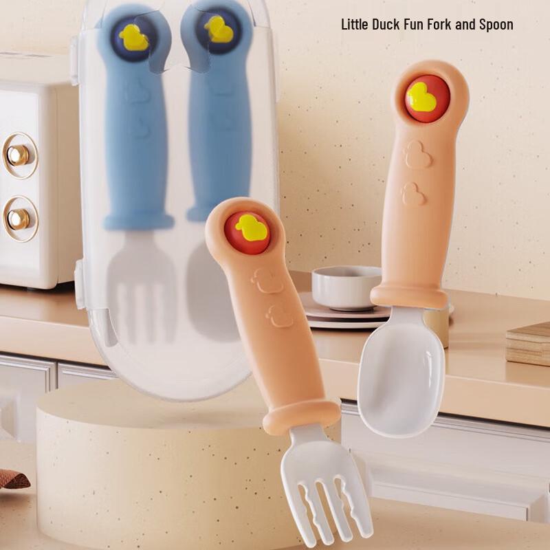 Jiayi Baby Training Fork and Spoon Set