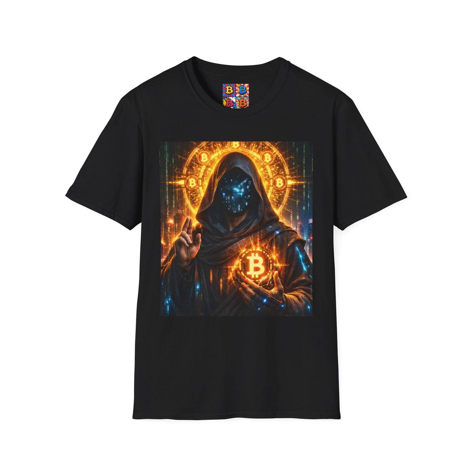 Satoshi Nakamoto Bitcoin T-Shirt | Cyberpunk S