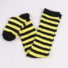Autumn Winter Color Striped Stockings Japanese Over Knee Socks Fashion Women Keep Warm Sexy Slim Long Socks Striped Hosiery