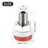 uxcell 2mm Banana Female Jack Socket Mount Connector Binding Post for Banana Plug Red 12pcs Connectors, & Black,