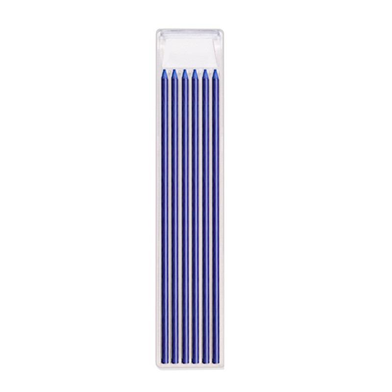 Metal Deep Hole Woodworking Pencil with Quick-Drying Graphite Lead and Push-Button Design