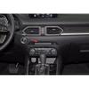 Center Console Seat Heater Cover Trim For Mazda CX-5 CX5 2017- Silver Steel