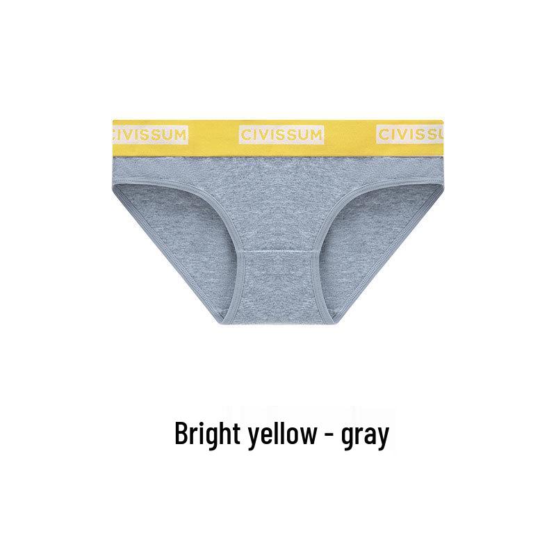 Low-Rise Sexy Exposed Waistband Pure Cotton Panties - Women's Comfortable Briefs