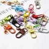 30Pcs Colorful Swivel Snap Hooks Metal Mini Lobster Claw Clasps Multi-purpose Swivel Trigger Snap Hooks Keychain Accessories