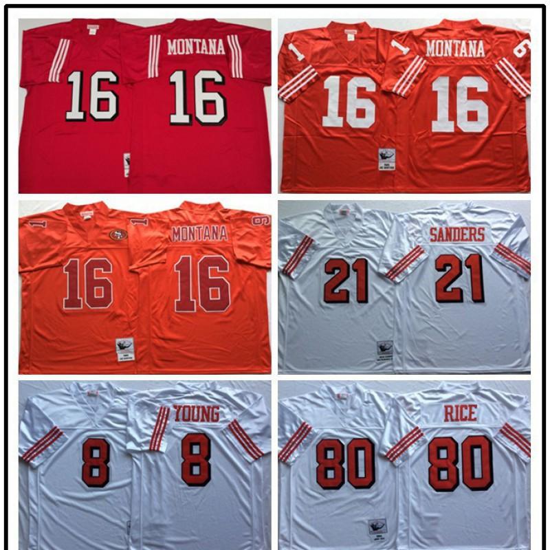 San Francisco 49ers Retro Embroidered NFL Football Jersey Men Women Cotton Blend Sportswear Training Casual Wear