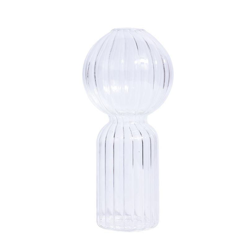 Glass Vase Nordic Home Decor Bubble Vase Living Room Decoration Terrarium Flower Vase Plant Pots Decorative Home Accessory Gift