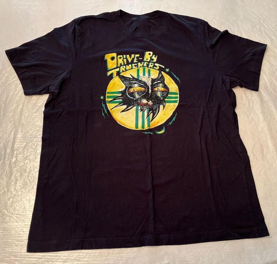 Vtg Drive By Truckers band Music Album Cotton Black T Shirt For Men SE225 Unisex T-Shirt S