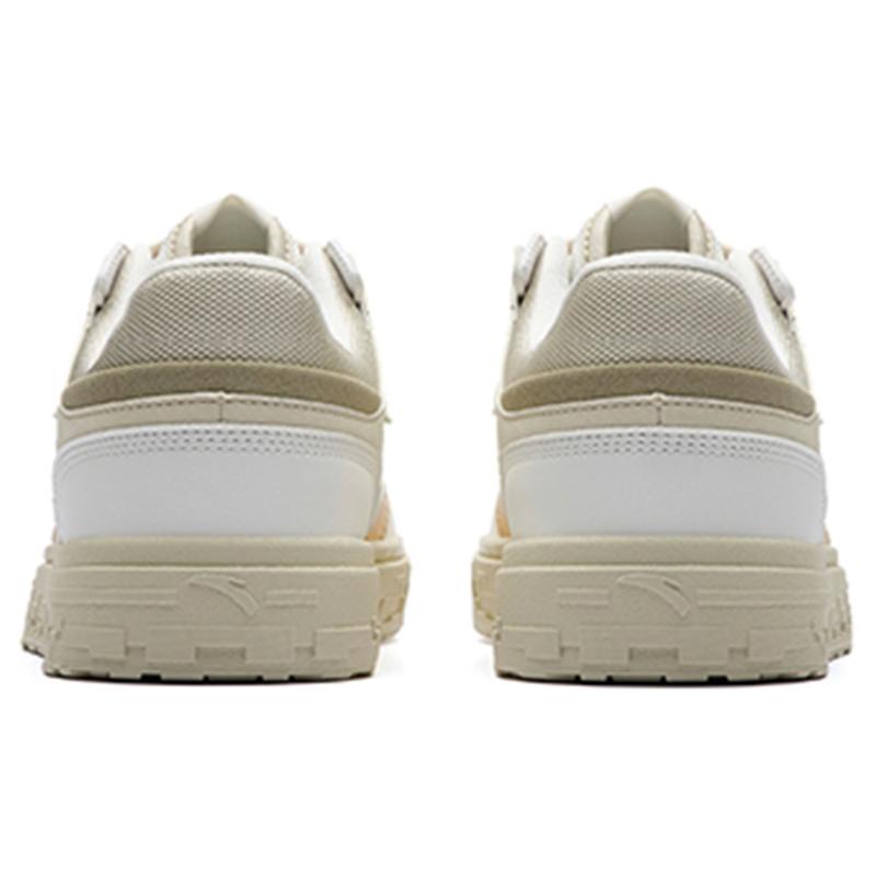 Anta Street Naughty Slip Resistant, Abrasion Resistant, Lightweight Low Top Skateboard Shoes Women's White Gray Green Sneakers 122238066-4