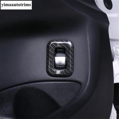 Car Rear Door Trunk Switch Button Frame Decorative Cover Trim Accessories For Mercedes Benz C Class W205 GLC X253 2014 -