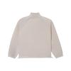 Li Ning Badfive Solid Color Letter Print Single-Breasted Stand Collar Casual Jacket Women Jacket Beige AWDS138-2