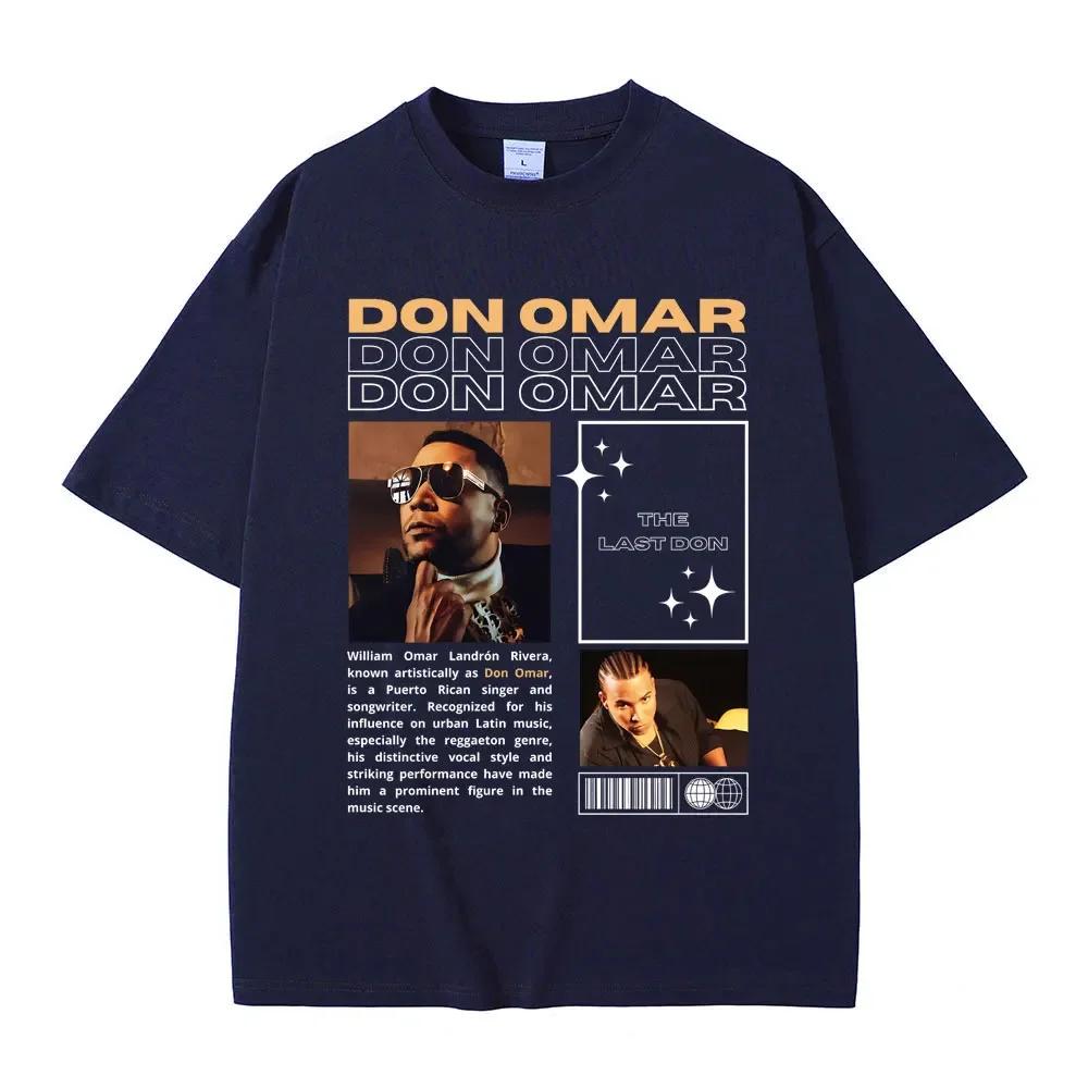 Rare Singer Don Omar The Last Don Graphic Tshirts Unisex Wounisex Hip Hop Vintage Oversized Tshirt Male Fashion Casual Cotton T Shirt