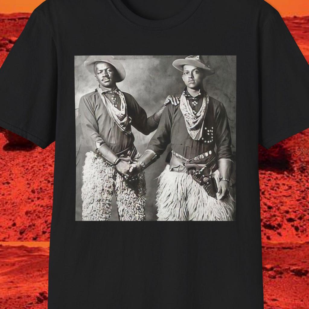 Black Cowboys Dappin Up, 1888, Chaps, Nat Love, Black History, African American, Wild West, stagecoach mary, historical photo, sepia