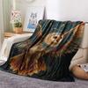 Winged Owl  Print Flannel Blanket, High Quality Comfortable for All Seasons, Home Decor, Warmth and Comfort