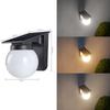 Solar Sphere Wall Lights Outdoor IP65 Waterproof Round Ball Garden Lights for Fence Patio Yard Atmosphere Pathway Decoration