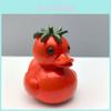 Whimsical Vegetable Duck Resin Sculpture For Home Decor And Collectors