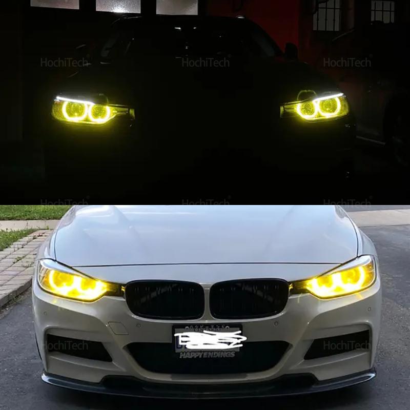 For BMW 3 Series F30 F31 F34 Pre-facelift Xenon Headlight 2013-2015 Light 63117398766 Yellow Headlight LED Insert Diode Board