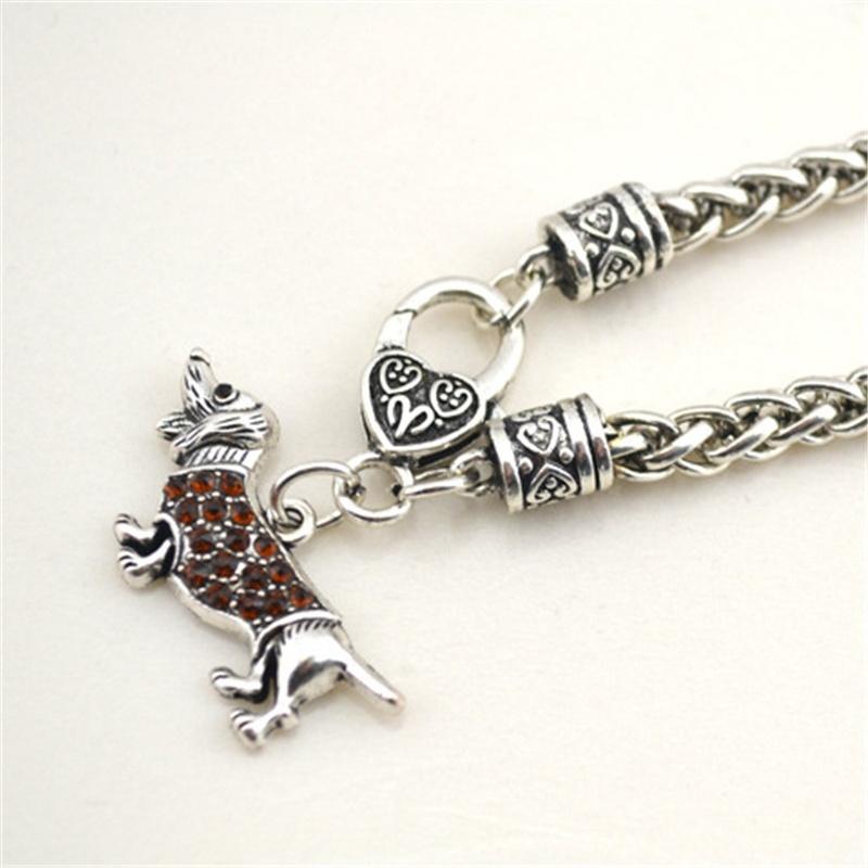 Europäischer und amerikanischer Stil, Modeschmuck, Mini-Dackel, Tiere, Dackel-Armband