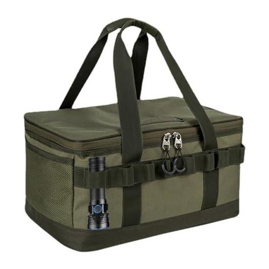 Tomshoo Camping Storage Bag - 25L Tool Tote Foldable Tactical Outdoor Garden Travel Picnic Trunk Organizer