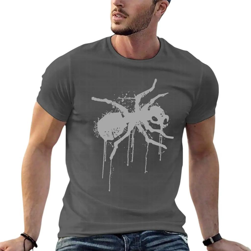The Prodigy Ant Logo Keitthh Flint Electro Rock Band Koszulka Oversize Z Nadrukiem Męskie Ubrania Krótki Rękaw Streetwear Duży Rozmiar Góra