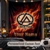 TapestryLinkin Park Custom Name Text Personalized Wall Hanging Tapestry Home Wall Decor