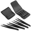 4Pcs/Set Slanted Tip Eyebrow Tweezers Set Ingrown Hair Removal  Facial Hair Removal