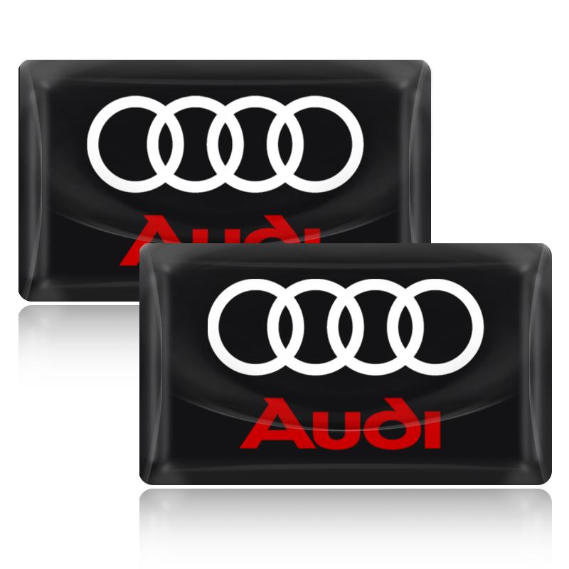 Car Styling 3D Epoxy Car Steering Wheel Dashboard Decoration Stickers For Audi A7 A8 A3 A4 A5 A6 TT Q3 Q5 Q7 A1 B5 B6 B7 B8 B9 8P C6 C5 C7