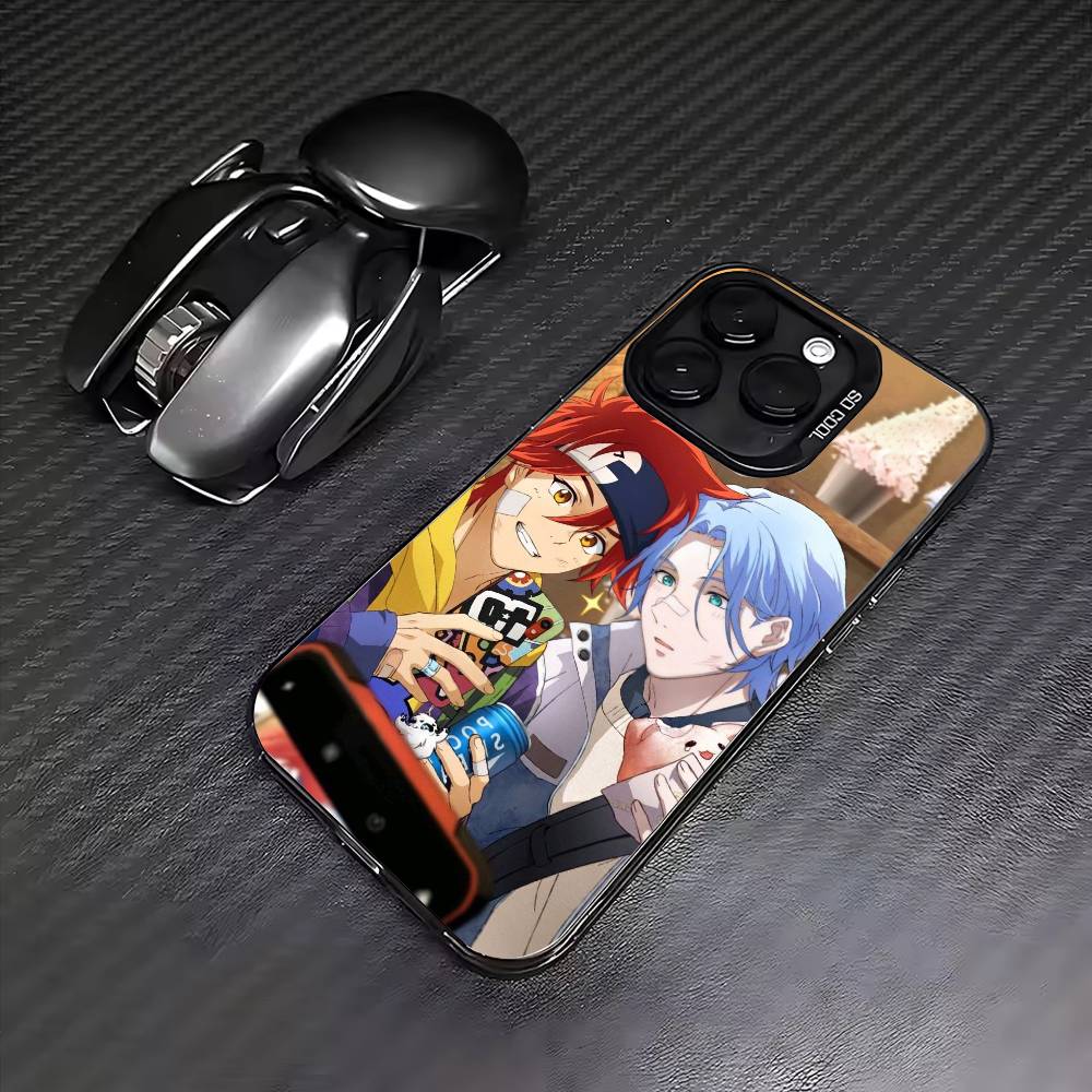 S-SK8 ANime the InfinityS  Phone Case For iPhone17,16,15,14,13,12,11 Plus,Pro Max Colored Silver Plated Inside Cover