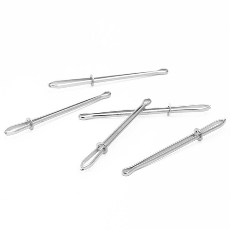 4Pcs Metal Elastics Cord Threader for Sewing Projects Smooths Designs Tool