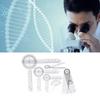 Set di 6 goniometri trasparenti a 360 gradi Set di righelli angolari trasparenti Clear Ortopedia