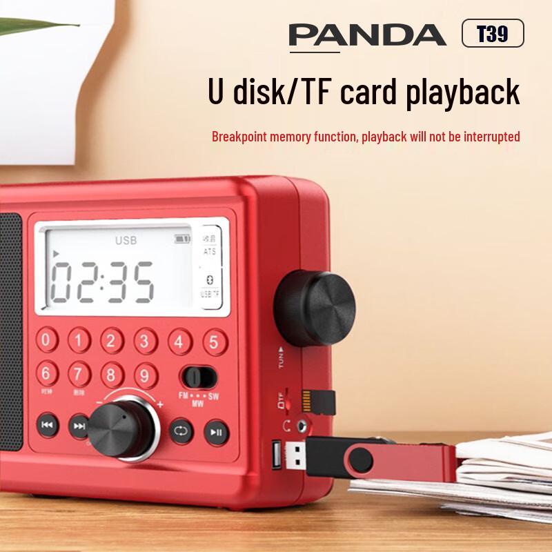Panda Multi-Band Tischradio mit Medienwiedergabe